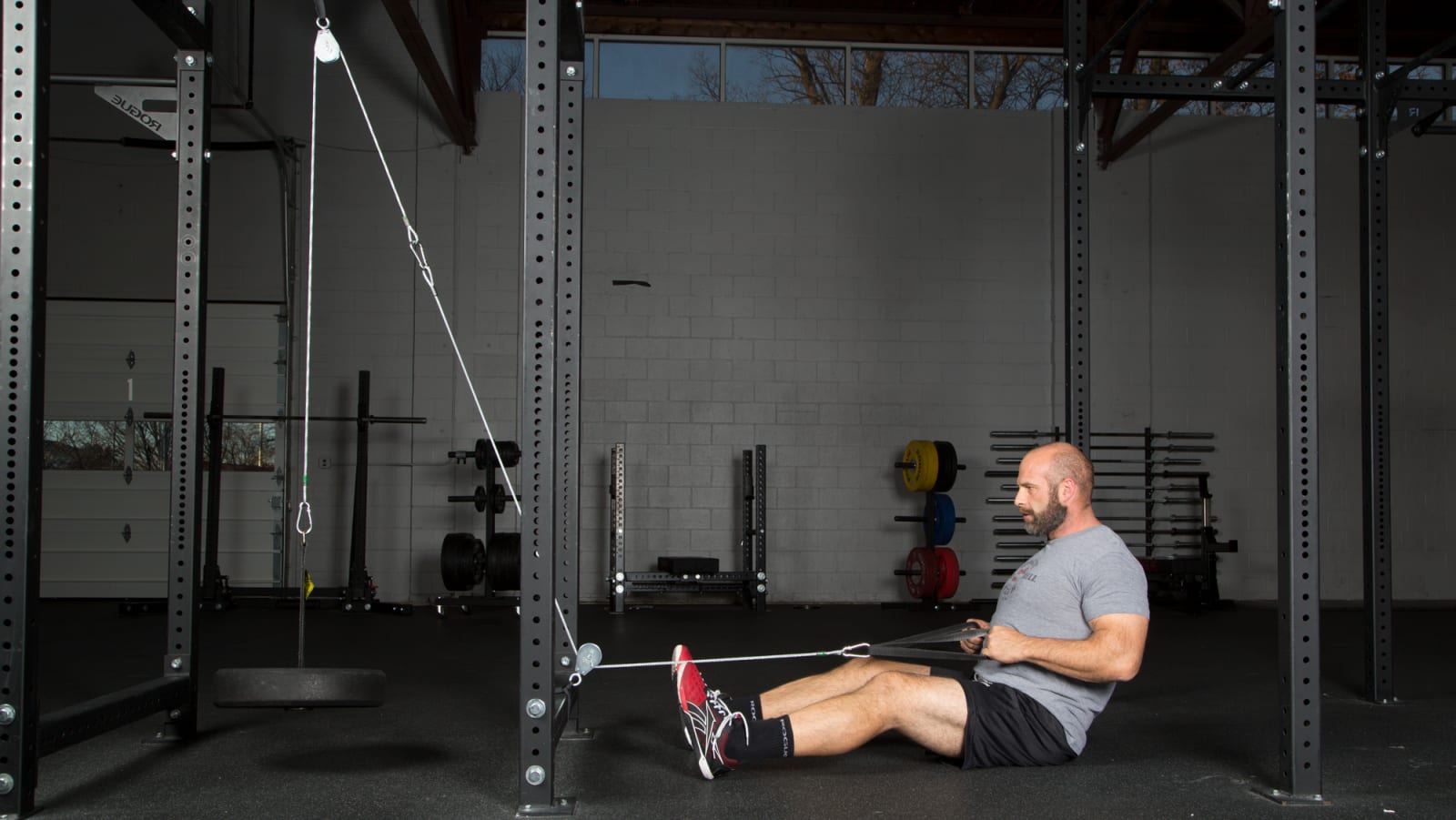 Spud lat pulley clearance